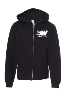 WL Logo Zip Hoodie - Black (Youth)