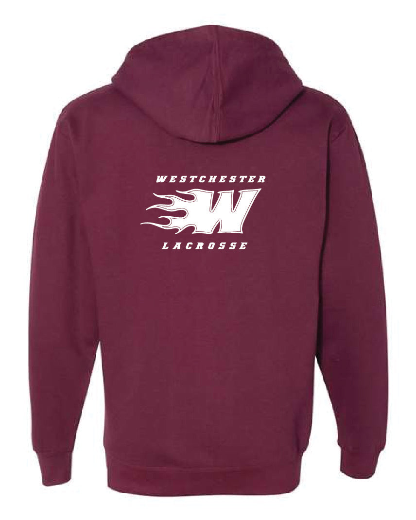 WL Logo Zip Hoodie - Maroon (Adult)