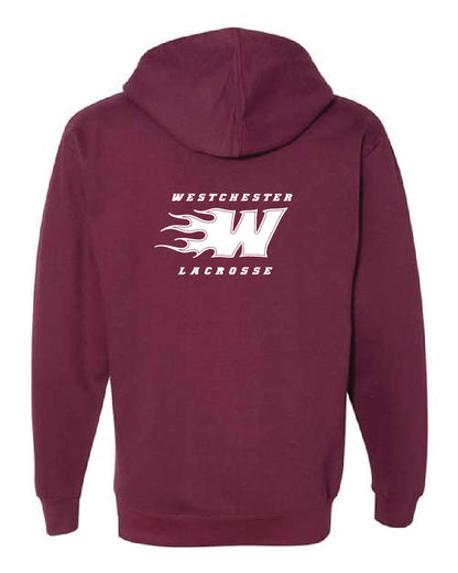 WL Logo Zip Hoodie - Maroon (Adult)