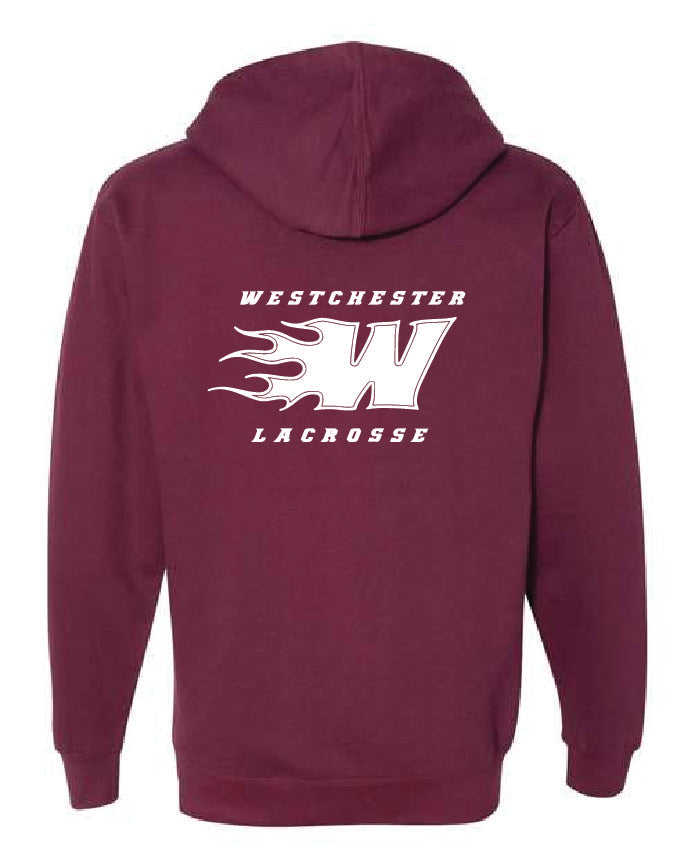 WL Logo Zip Hoodie - Maroon (Youth)